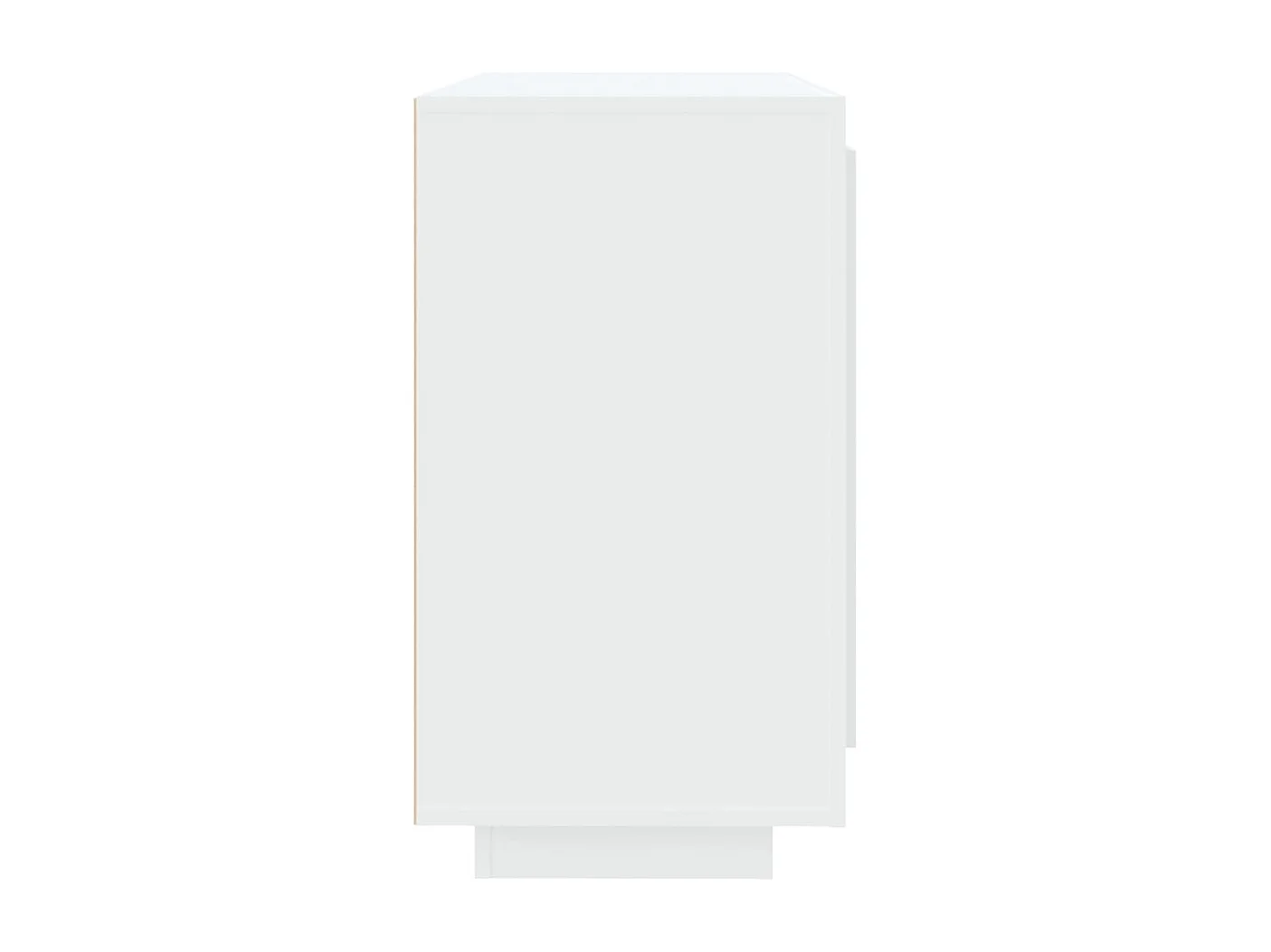 Buffet Blanc 80x40x75 cm Bois d'ingénierie