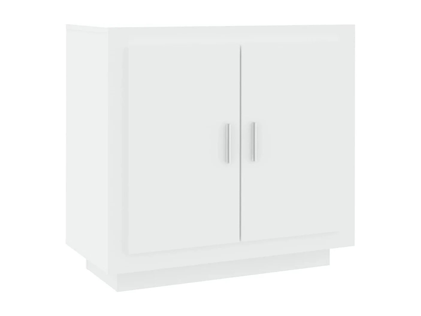 Sideboard Weiß 80x40x75 cm Holzwerkstoff