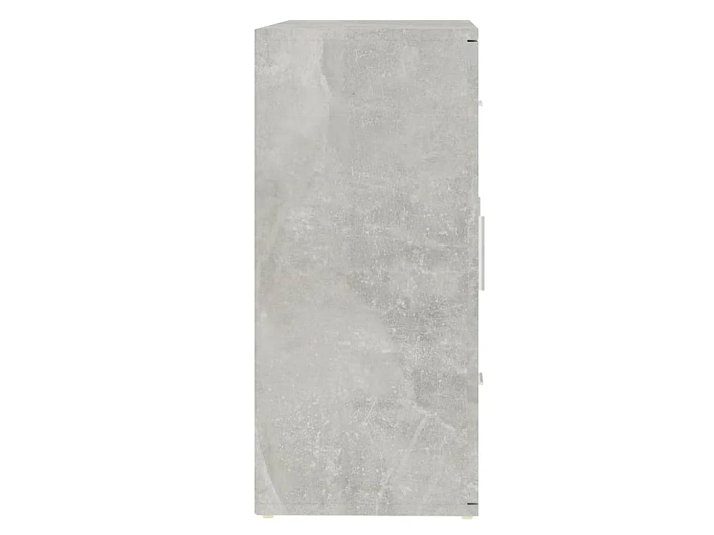 Buffet Gris béton 91x29,5x65 cm Bois d'ingénierie