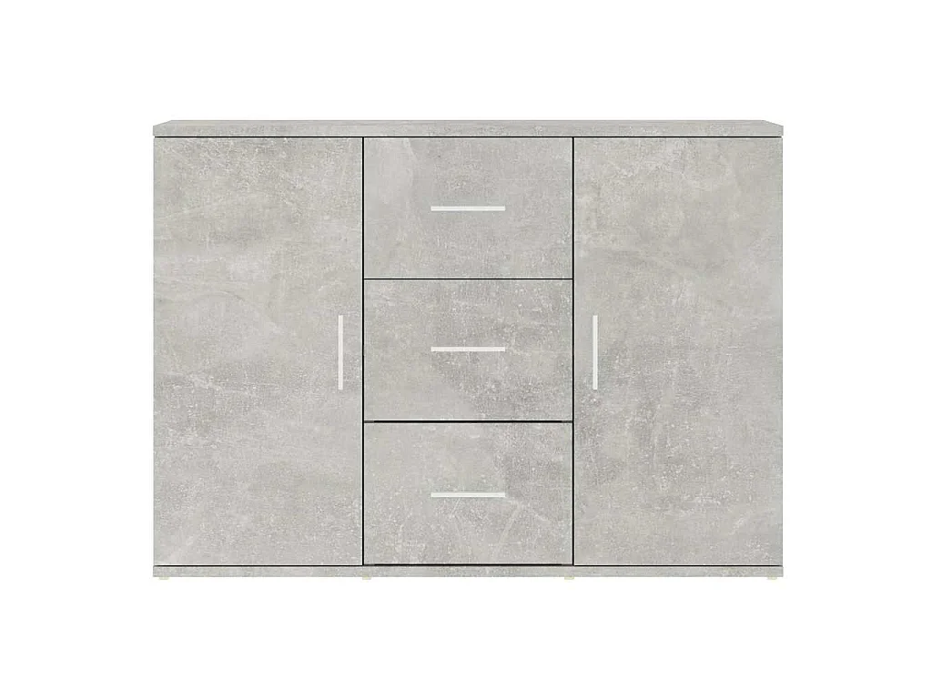 Sideboard Betongrau 91x29,5x65 cm Holzwerkstoff