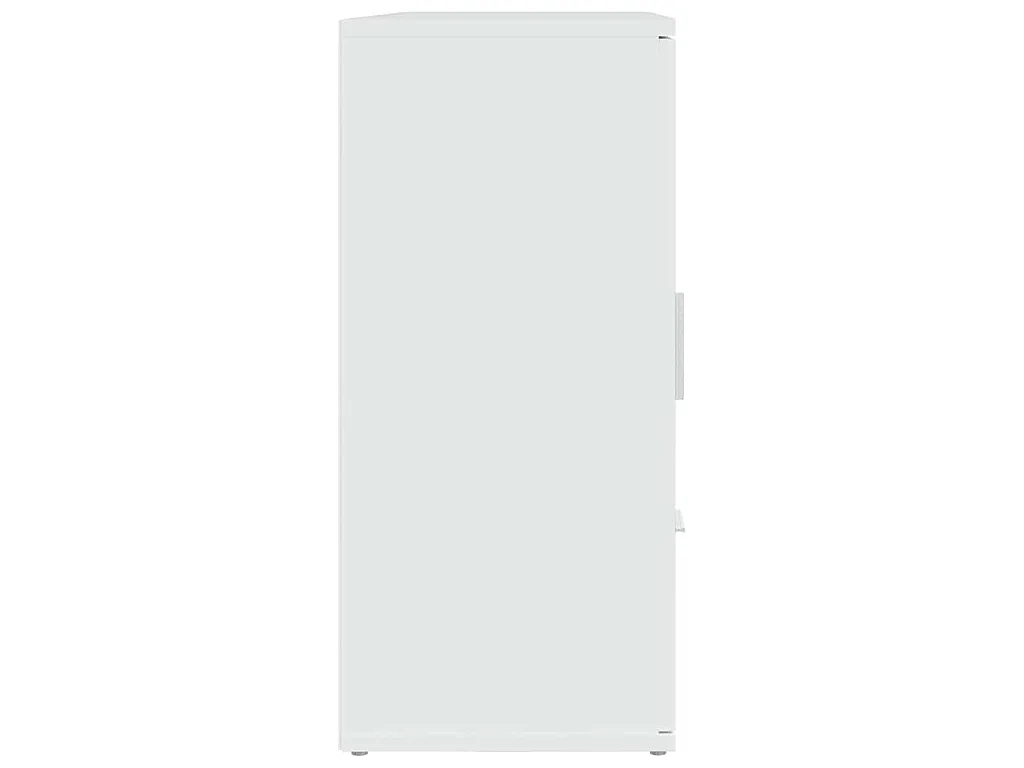 Credenza Bianca 91x29,5x65 cm in Legno Multistrato