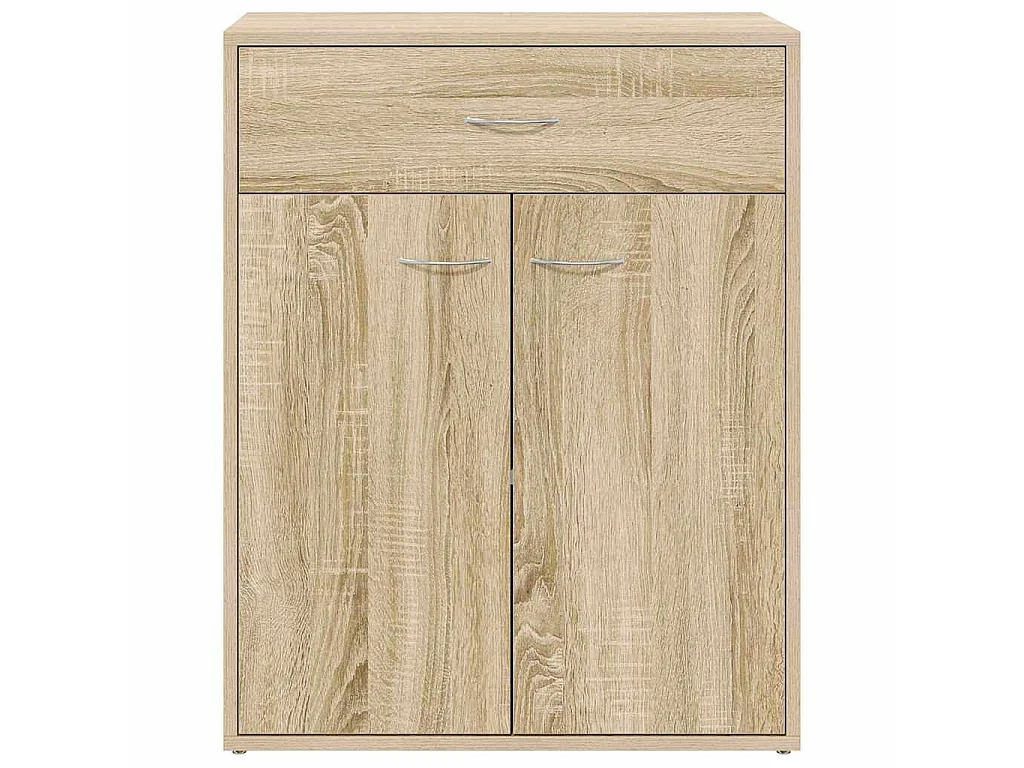 Dressoir 60x30x75 cm bewerkt hout sonoma eikenkleurig