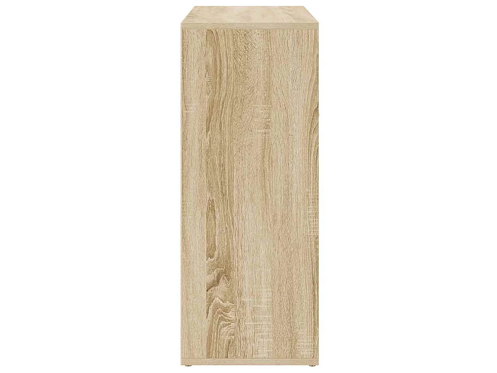 Dressoir 60x30x75 cm bewerkt hout sonoma eikenkleurig
