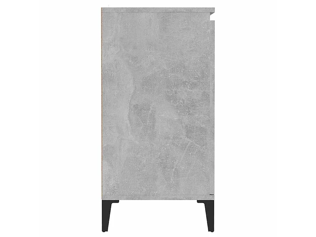 Buffet gris béton 60x35x70 cm bois d'ingénierie