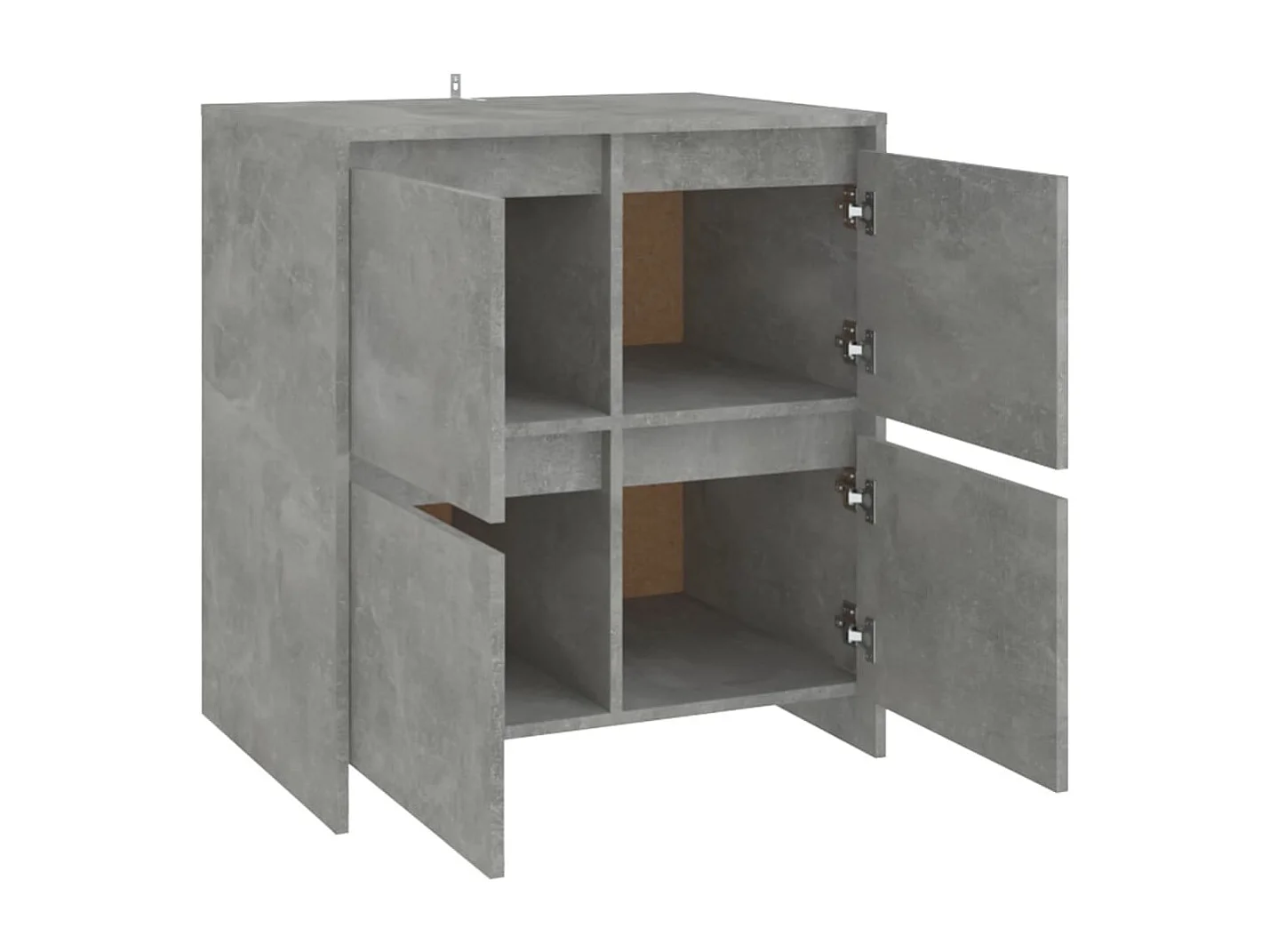 Buffet Gris béton 70x41x75 cm Bois d'ingénierie