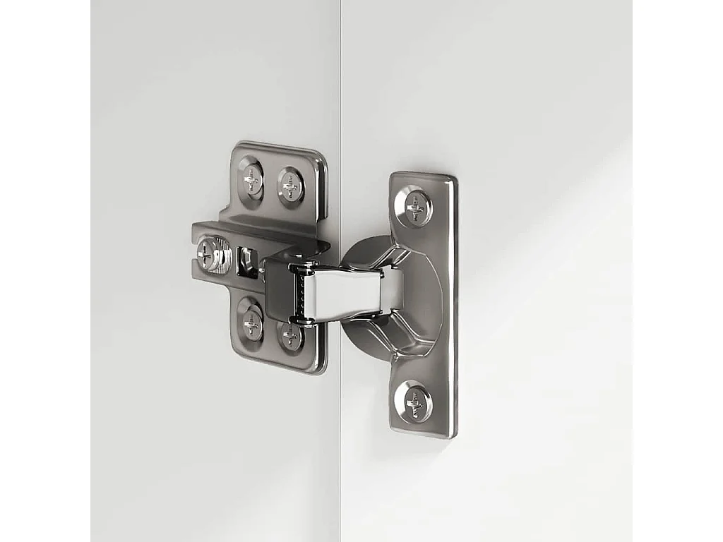 Buffet blanc 60x30x75 cm bois d'ingénierie