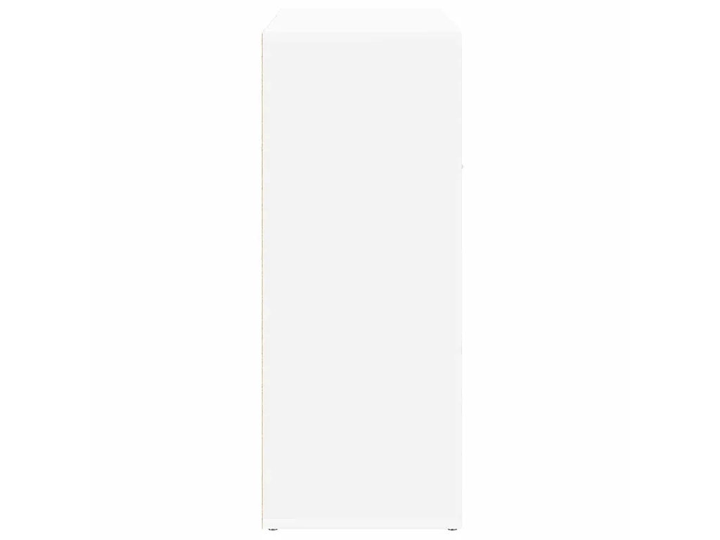 Buffet blanc 60x30x75 cm bois d'ingénierie