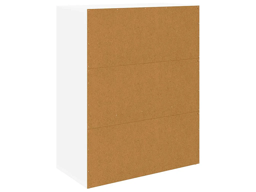 Buffet blanc 60x30x75 cm bois d'ingénierie