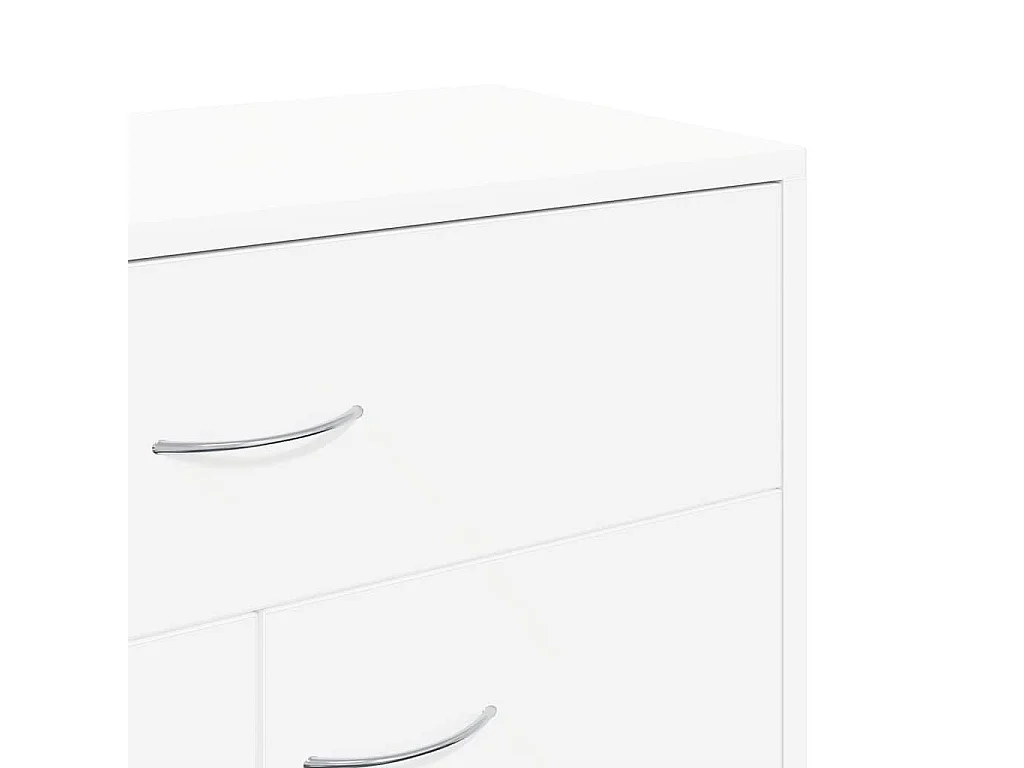 Buffet blanc 60x30x75 cm bois d'ingénierie