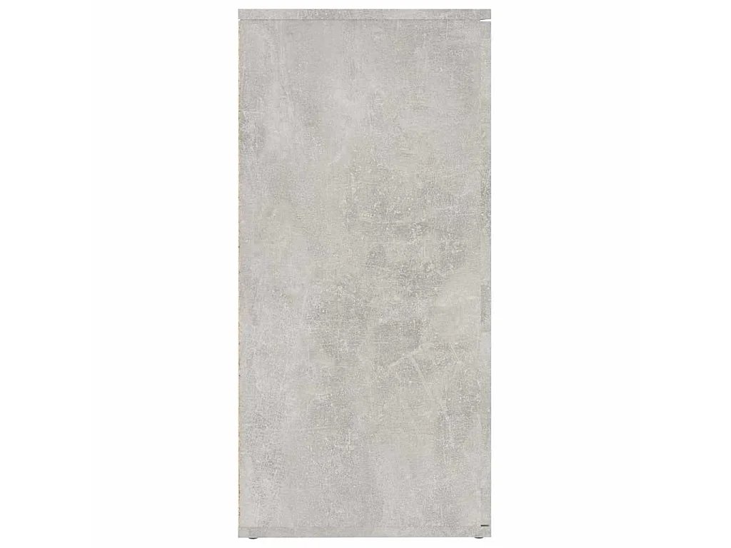 Credenza Grigio Cemento 160x36x75 cm in Legno Multistrato