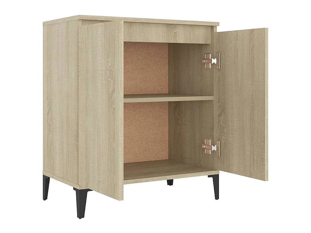 Buffet chêne sonoma 60x35x70 cm bois d'ingénierie