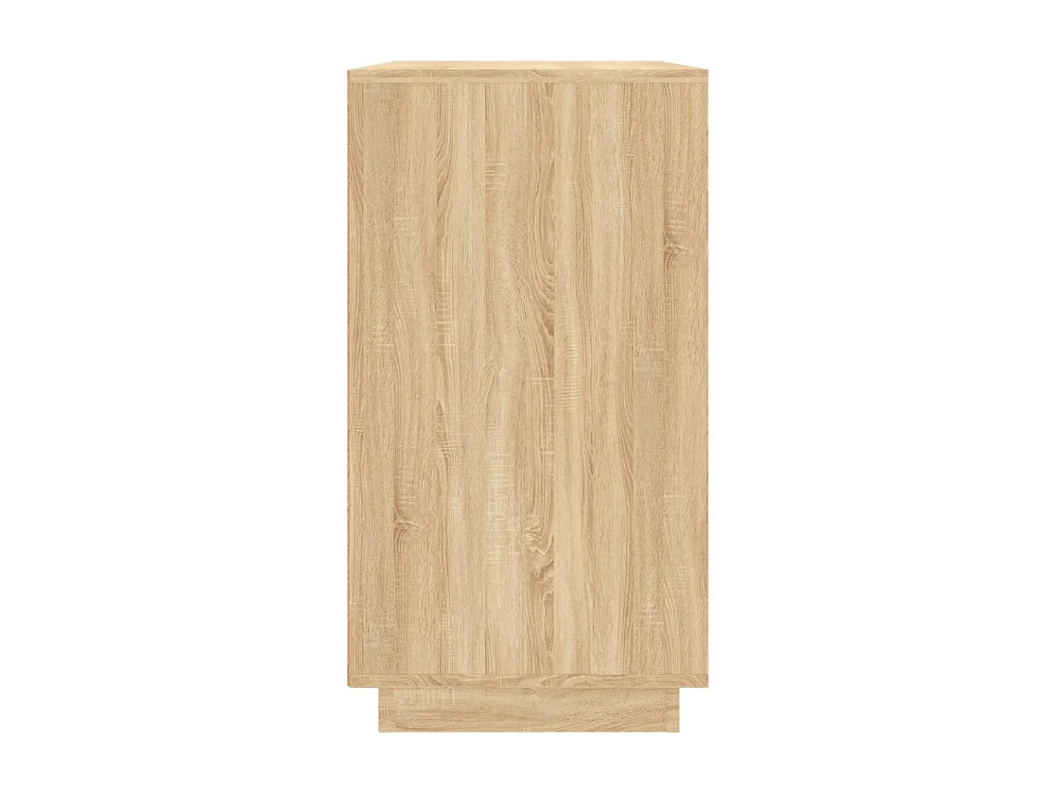 Dressoir 80x34x75 cm bewerkt hout sonoma eikenkleurig