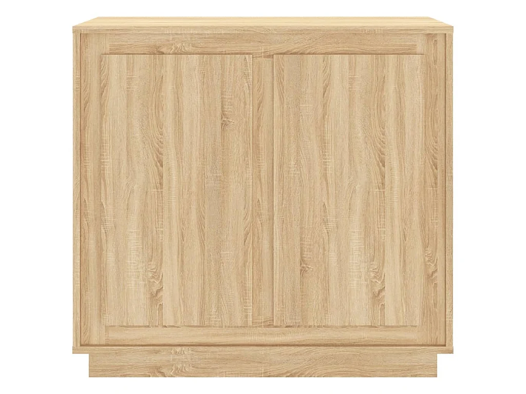 Buffet chêne sonoma 80x34x75 cm bois d'ingénierie