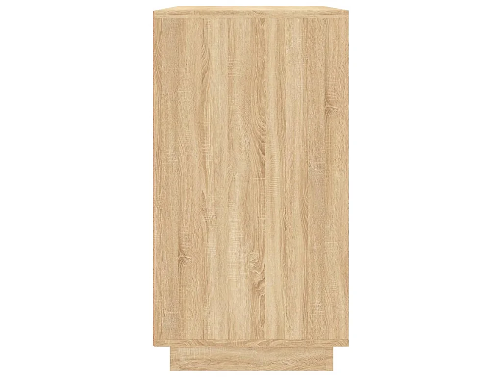 Buffet chêne sonoma 80x34x75 cm bois d'ingénierie