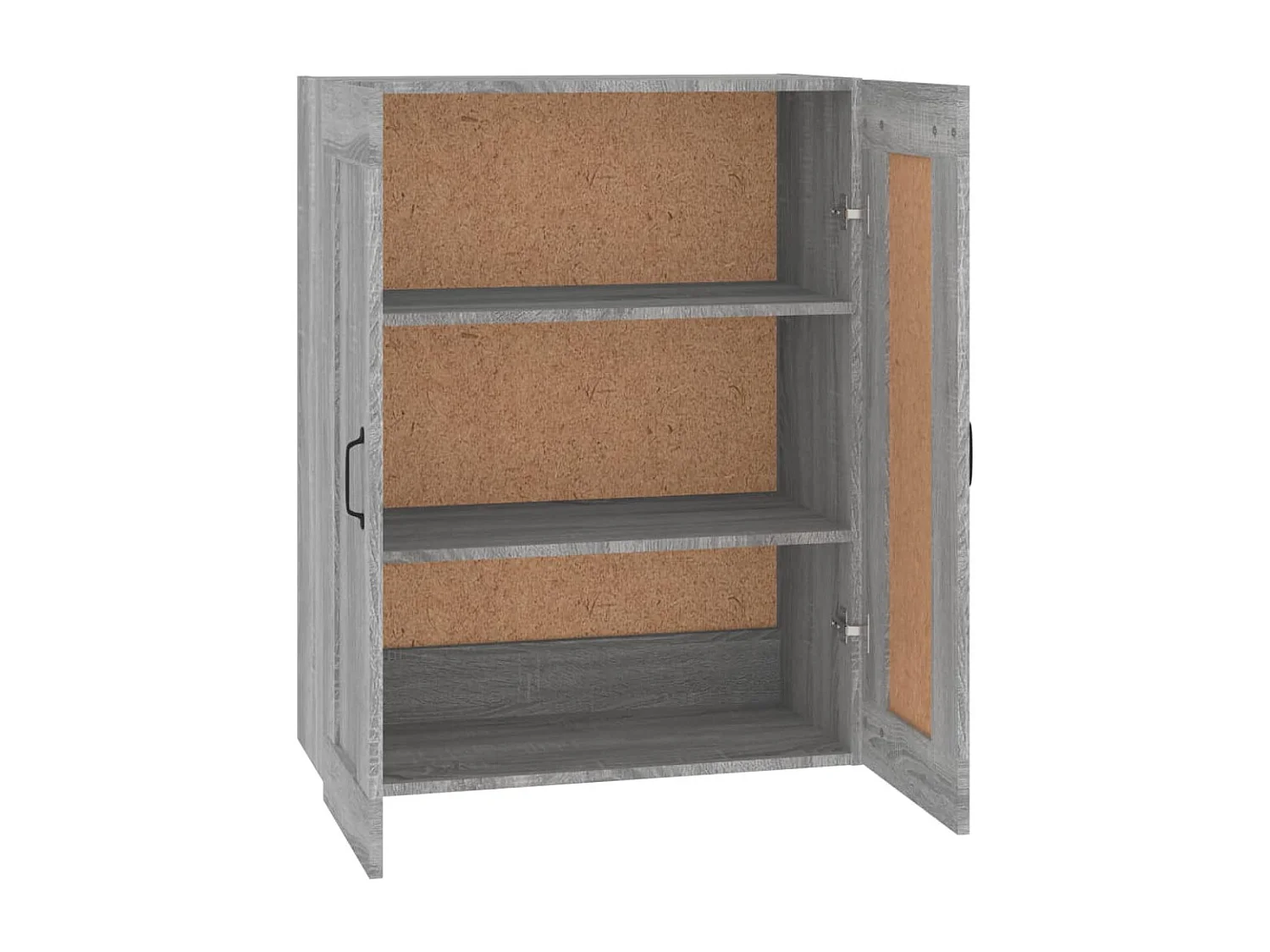 Armadietto Pensile a Parete Grigio Sonoma 69,5x32,5x90 cm