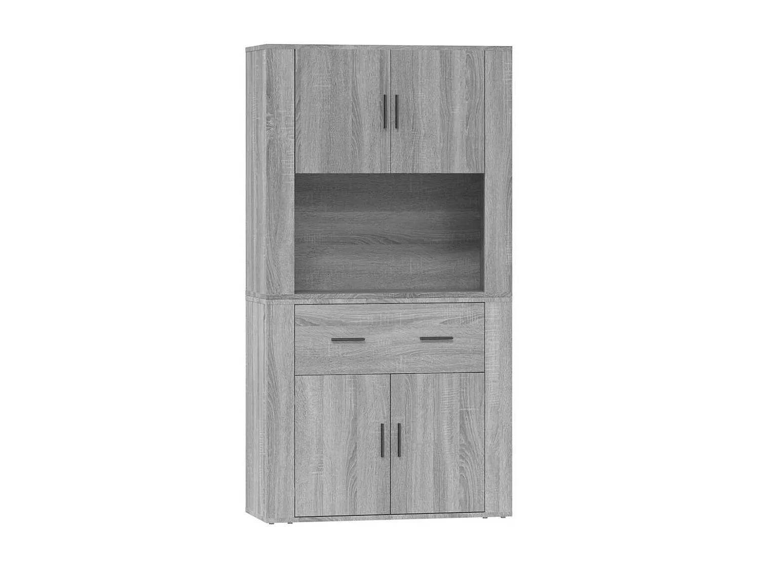 Highboard Grau Sonoma Holzwerkstoff