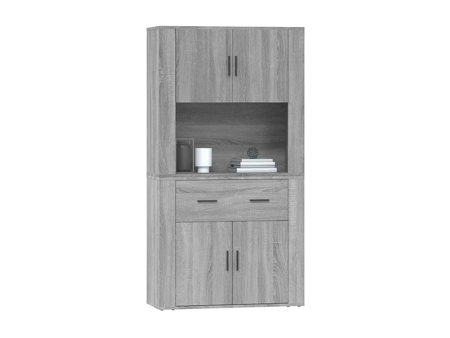 Highboard Grau Sonoma Holzwerkstoff