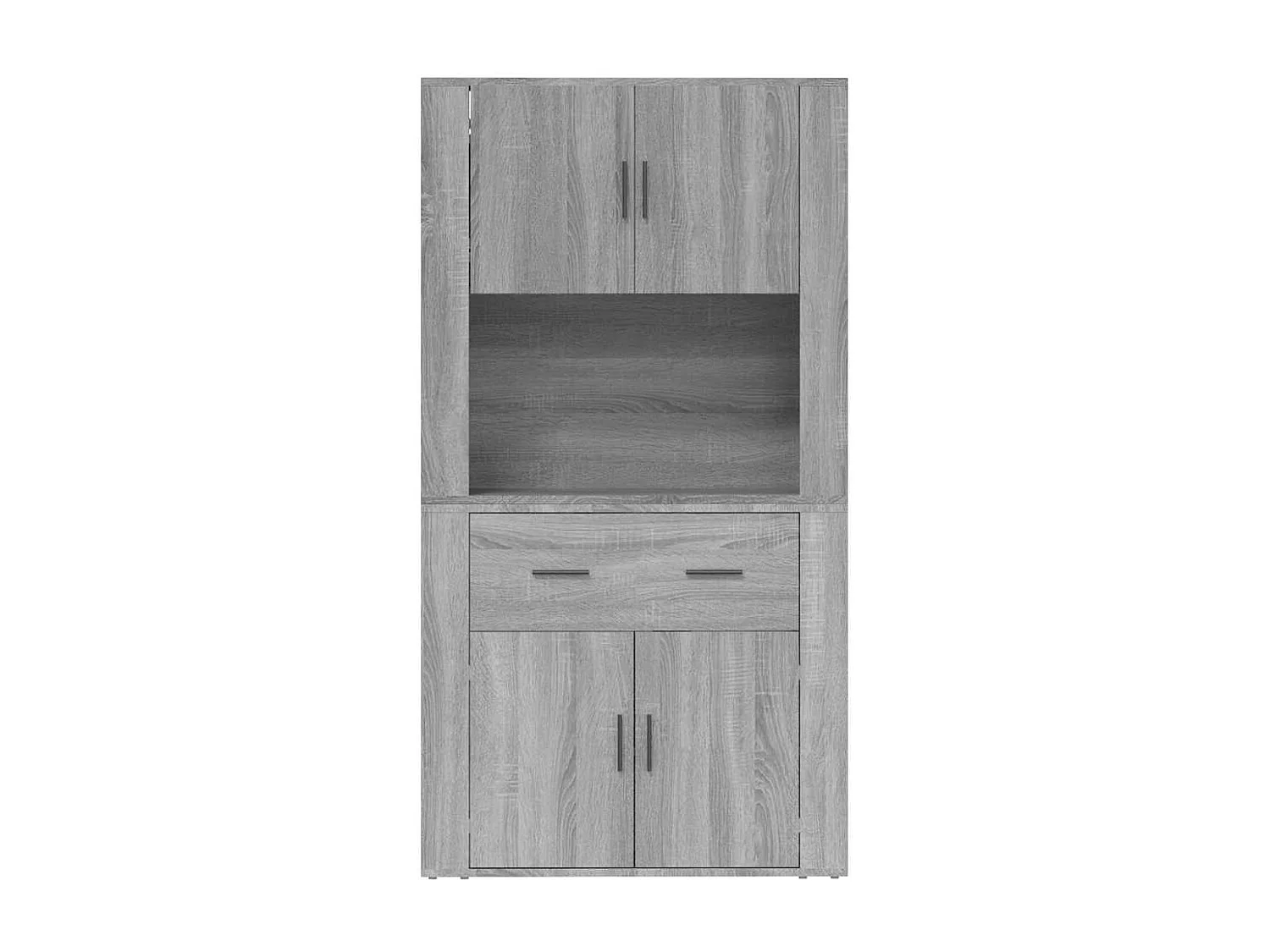 Highboard Grau Sonoma Holzwerkstoff