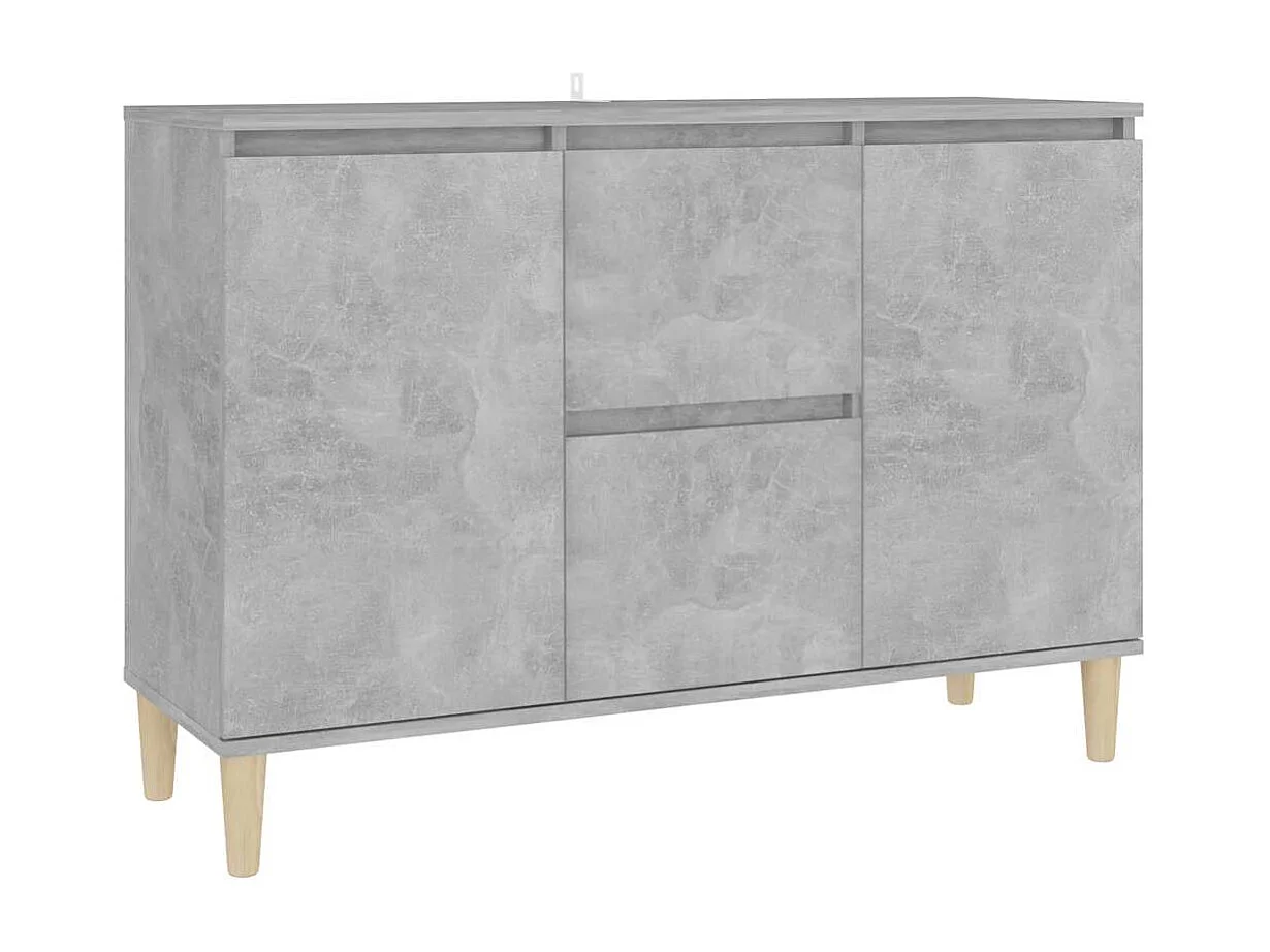 Sideboard Betongrau 103,5x35x70 cm Holzwerkstoff