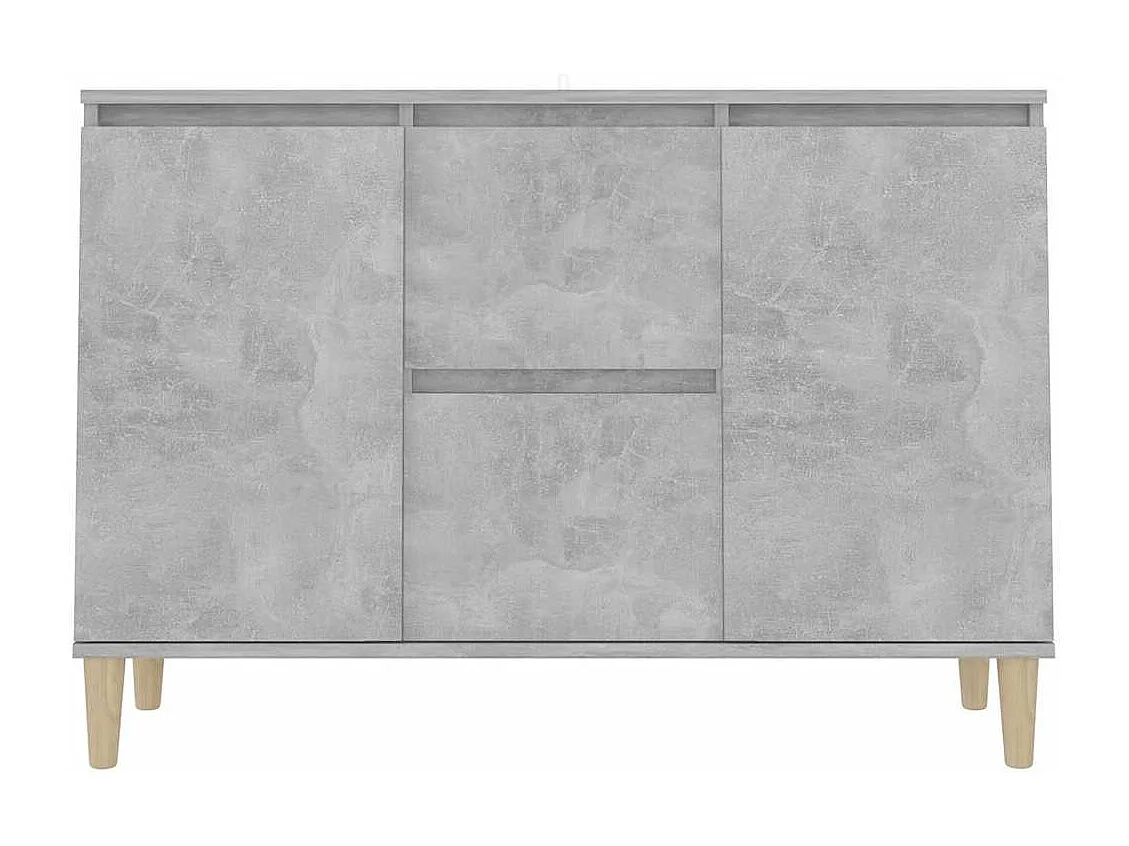 Sideboard Betongrau 103,5x35x70 cm Holzwerkstoff