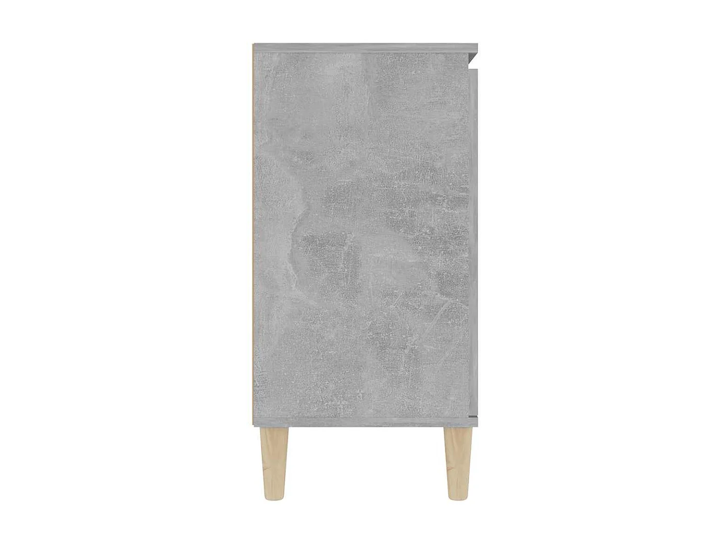 Buffet gris béton 101x35x70 cm bois d'ingénierie