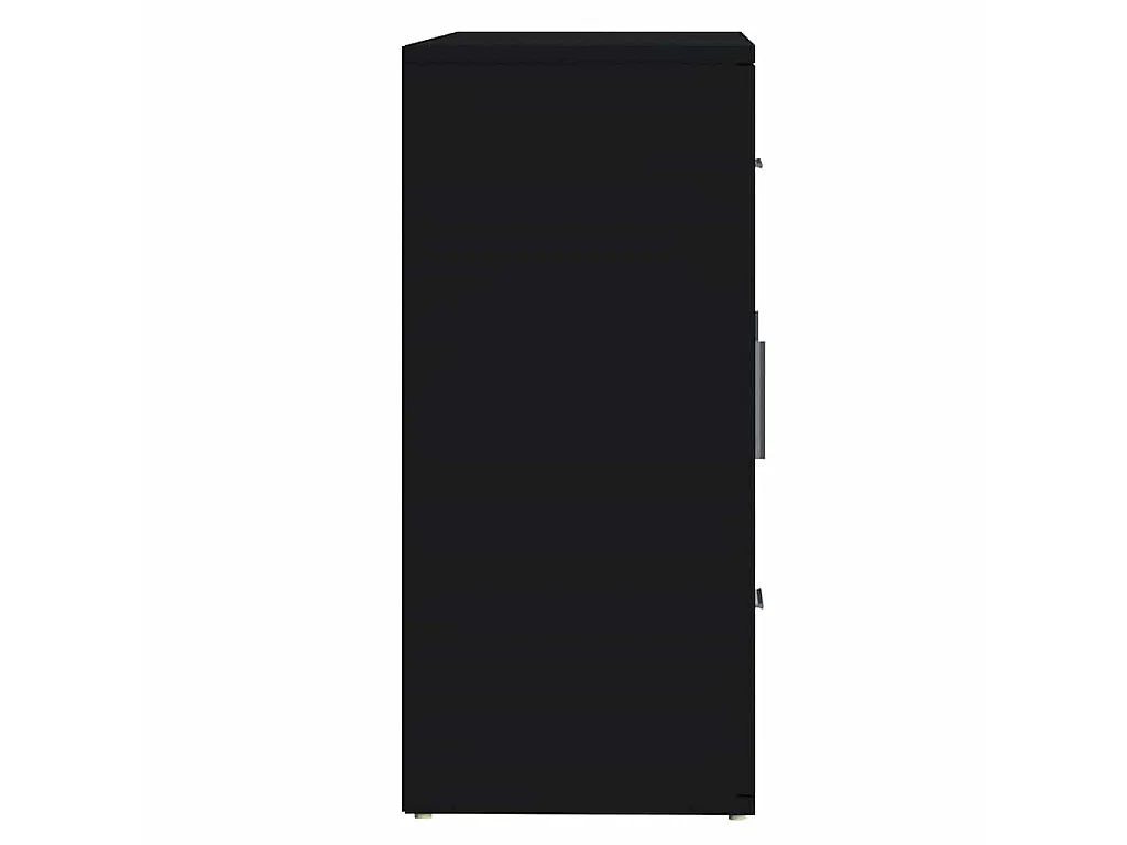 Buffet Noir 91x29,5x65 cm Bois d'ingénierie