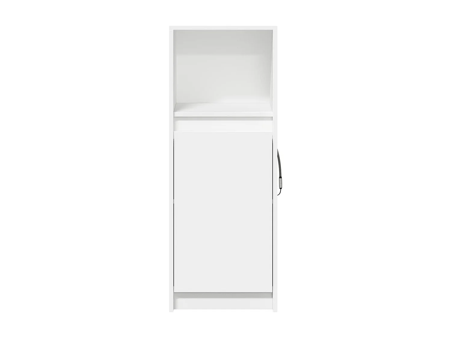 Buffet avec LED blanc 38x34x100 cm bois d'ingénierie