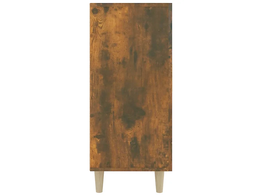 Dressoir 90x34x80 cm bewerkt hout gerookt eikenkleurig