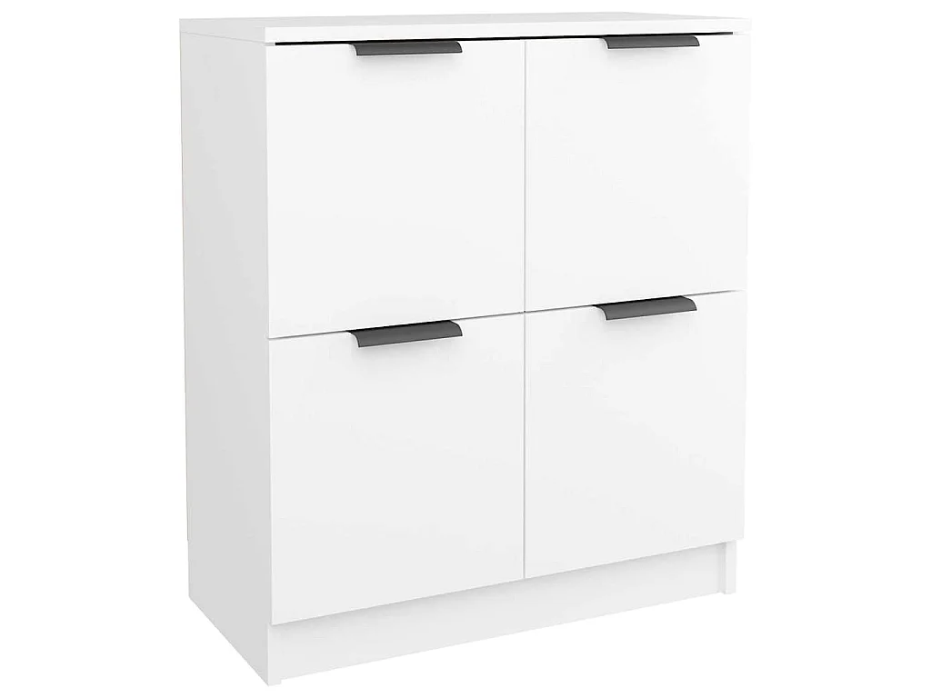 Buffet Blanc 60x30x70 cm Bois d'ingénierie