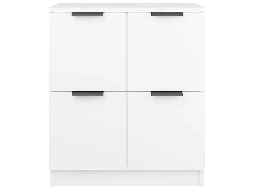 Buffet Blanc 60x30x70 cm Bois d'ingénierie