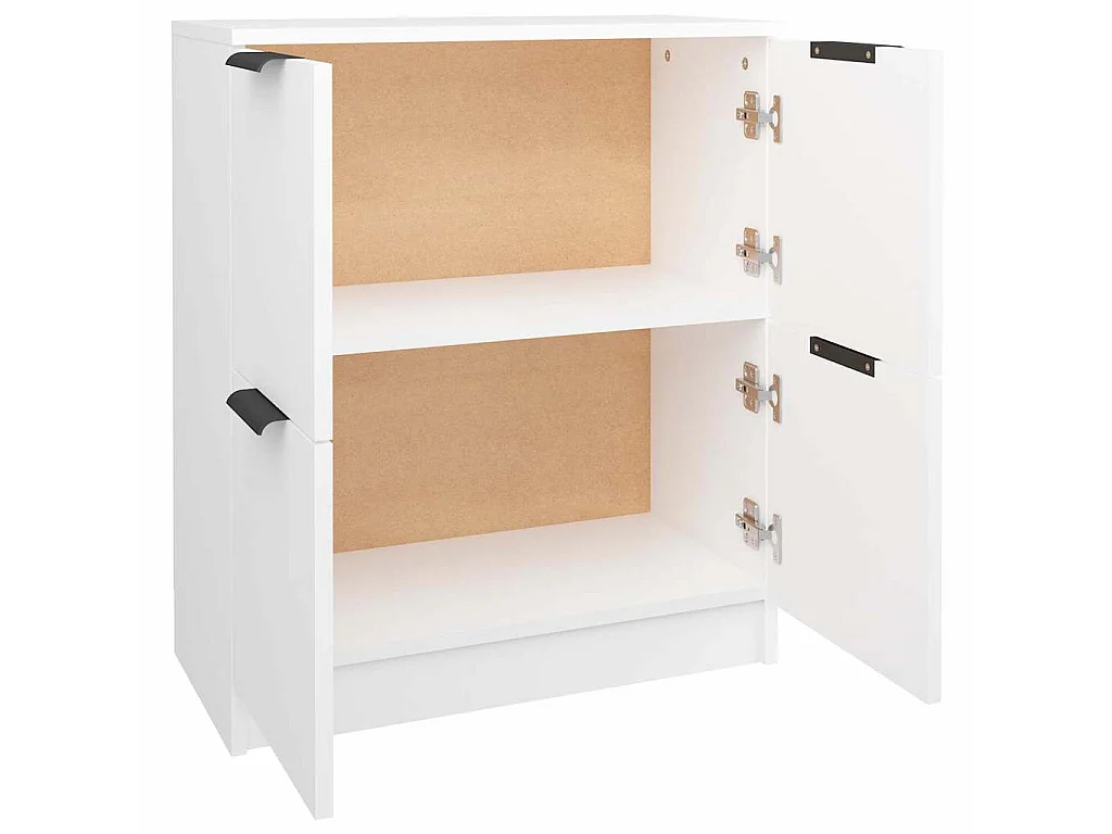 Buffet Blanc 60x30x70 cm Bois d'ingénierie