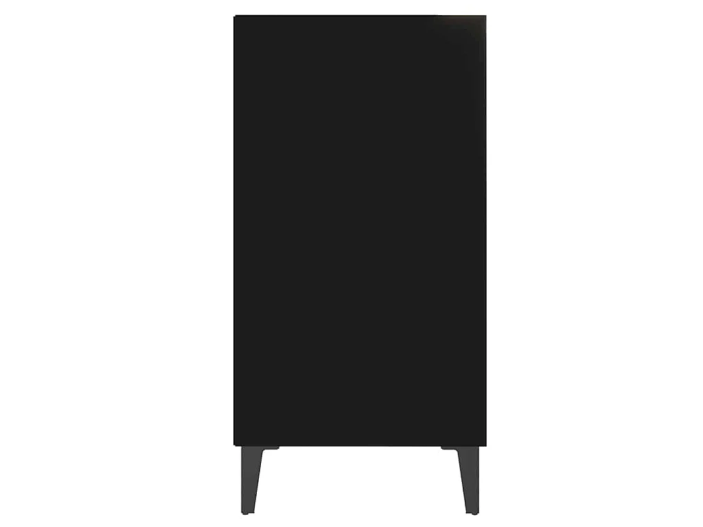 Buffet noir 57x35x70 cm bois d’ingénierie