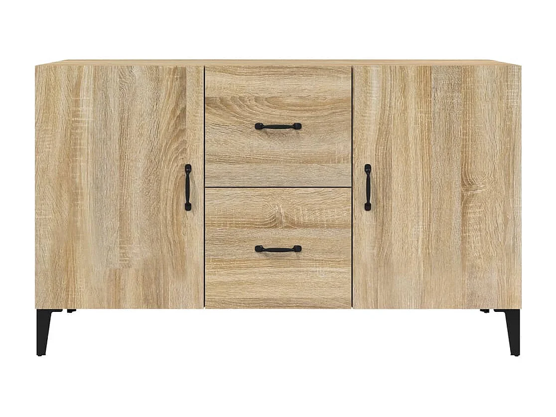 Buffet chêne sonoma 100x36x60 cm bois d'ingénierie
