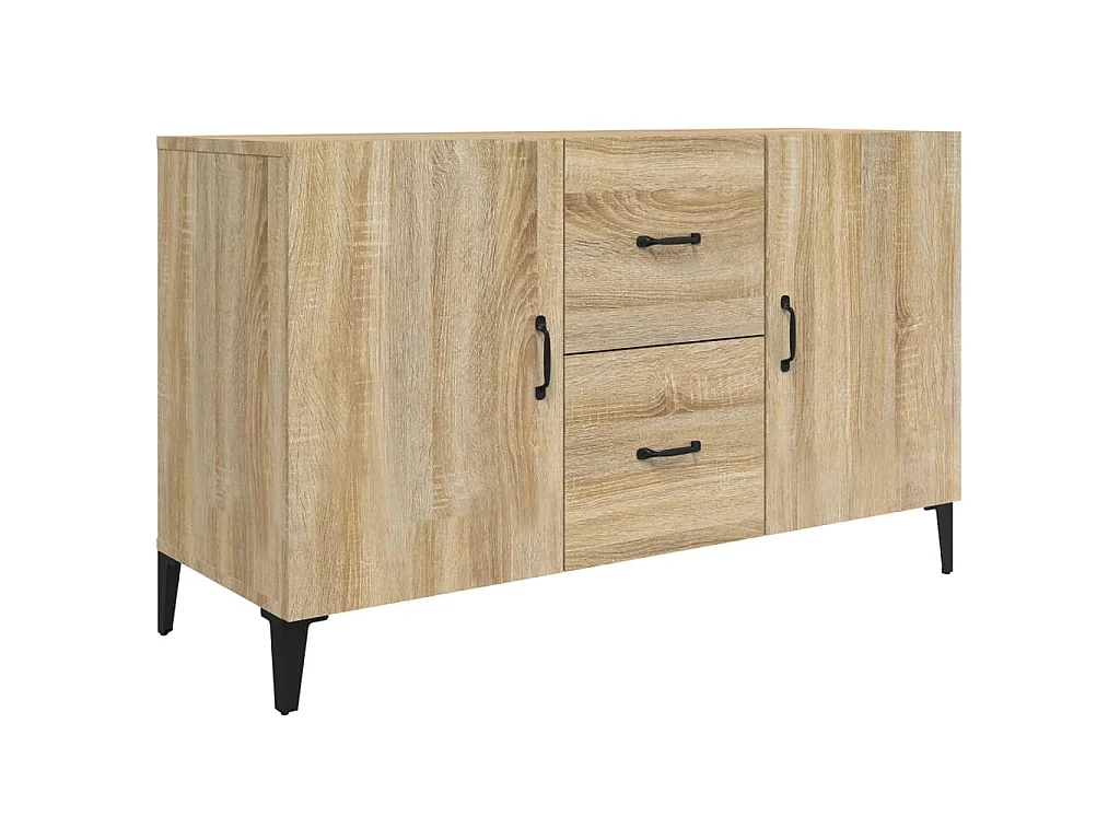 Buffet chêne sonoma 100x36x60 cm bois d'ingénierie