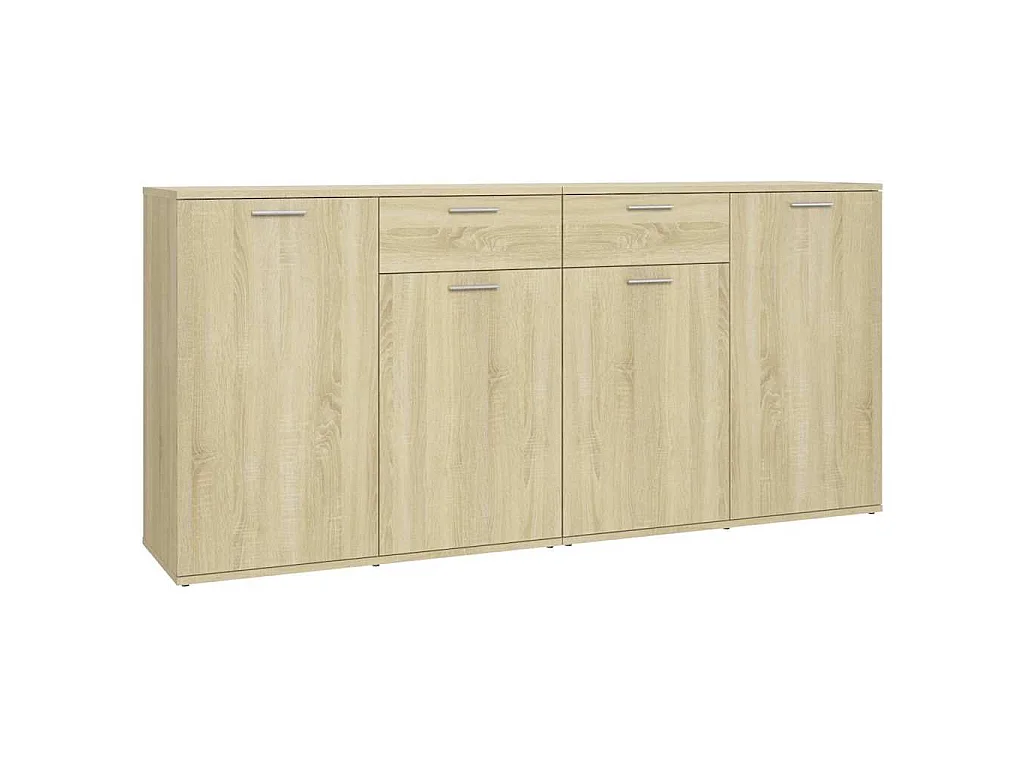 Buffet Chêne sonoma 160x36x75 cm Bois d'ingénierie