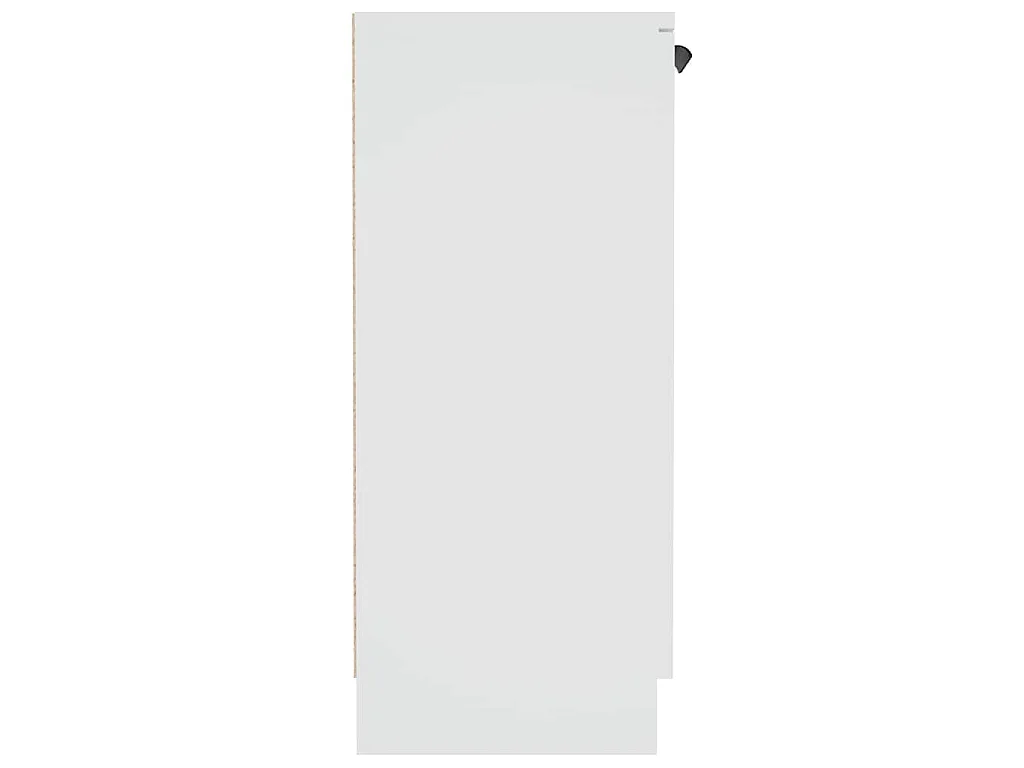 Buffet Blanc 60x30x70 cm Bois d'ingénierie