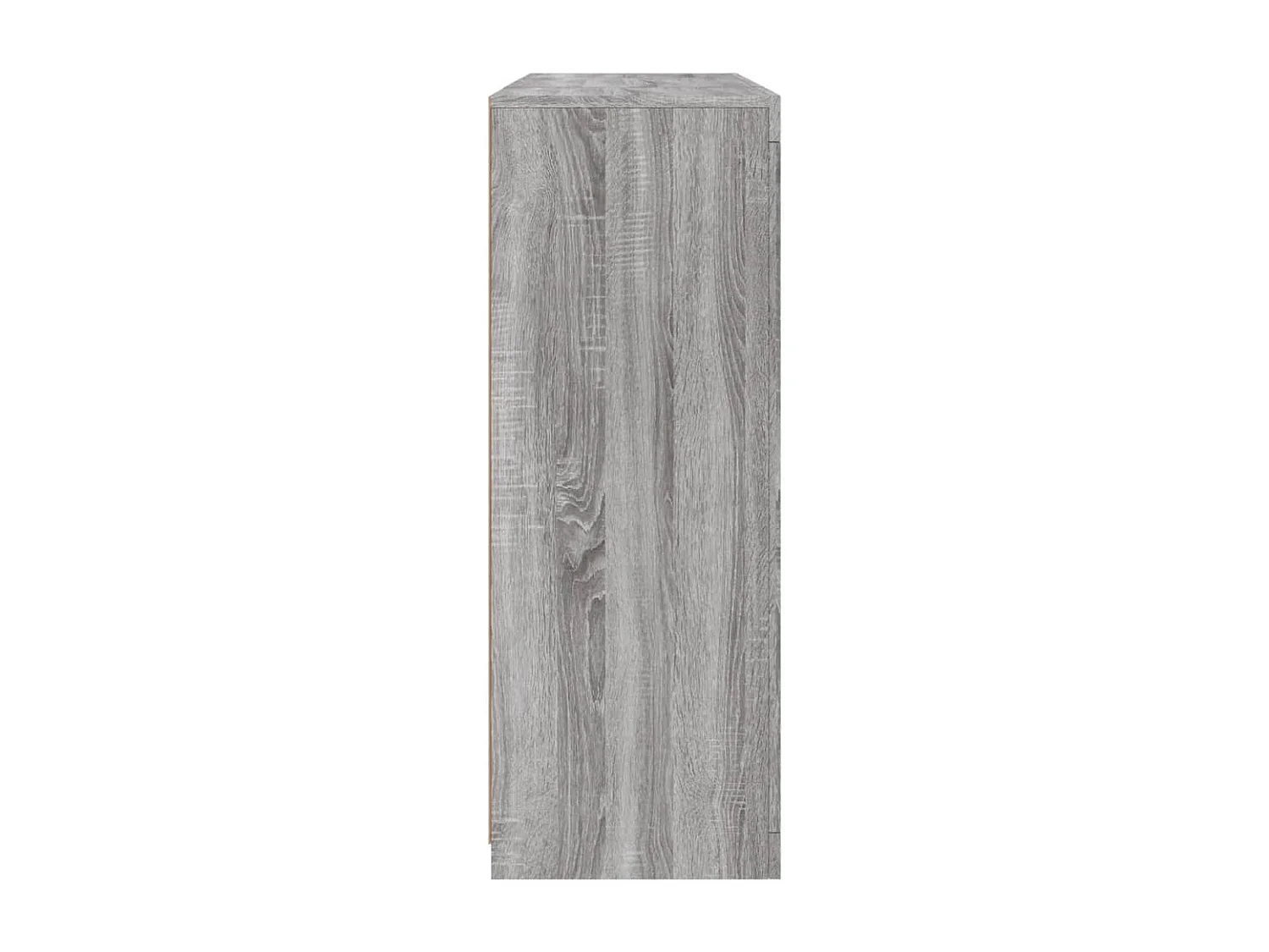 Sideboards mit LED-Leuchten 3 Stk. Grau Sonoma Holzwerkstoff