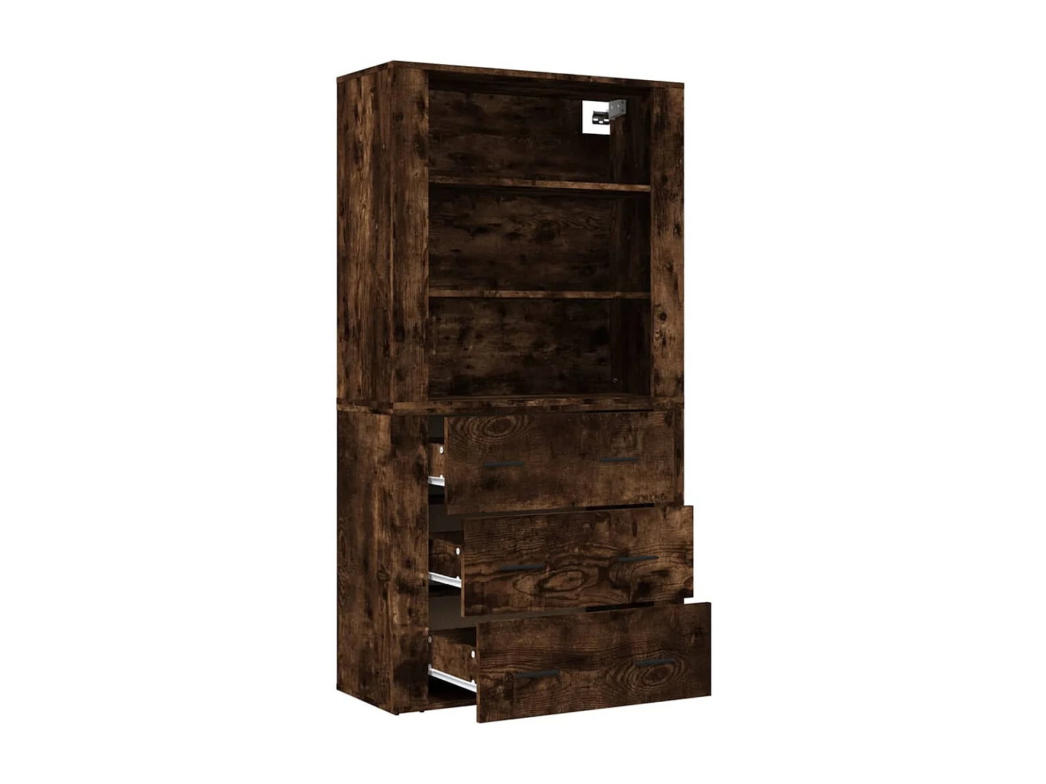 Highboard Räuchereiche Holzwerkstoff