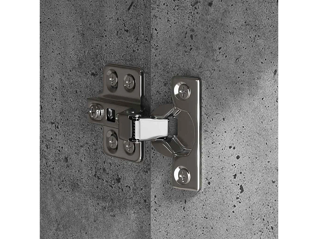 Buffet Gris béton 60x30x75 cm Bois d'ingénierie