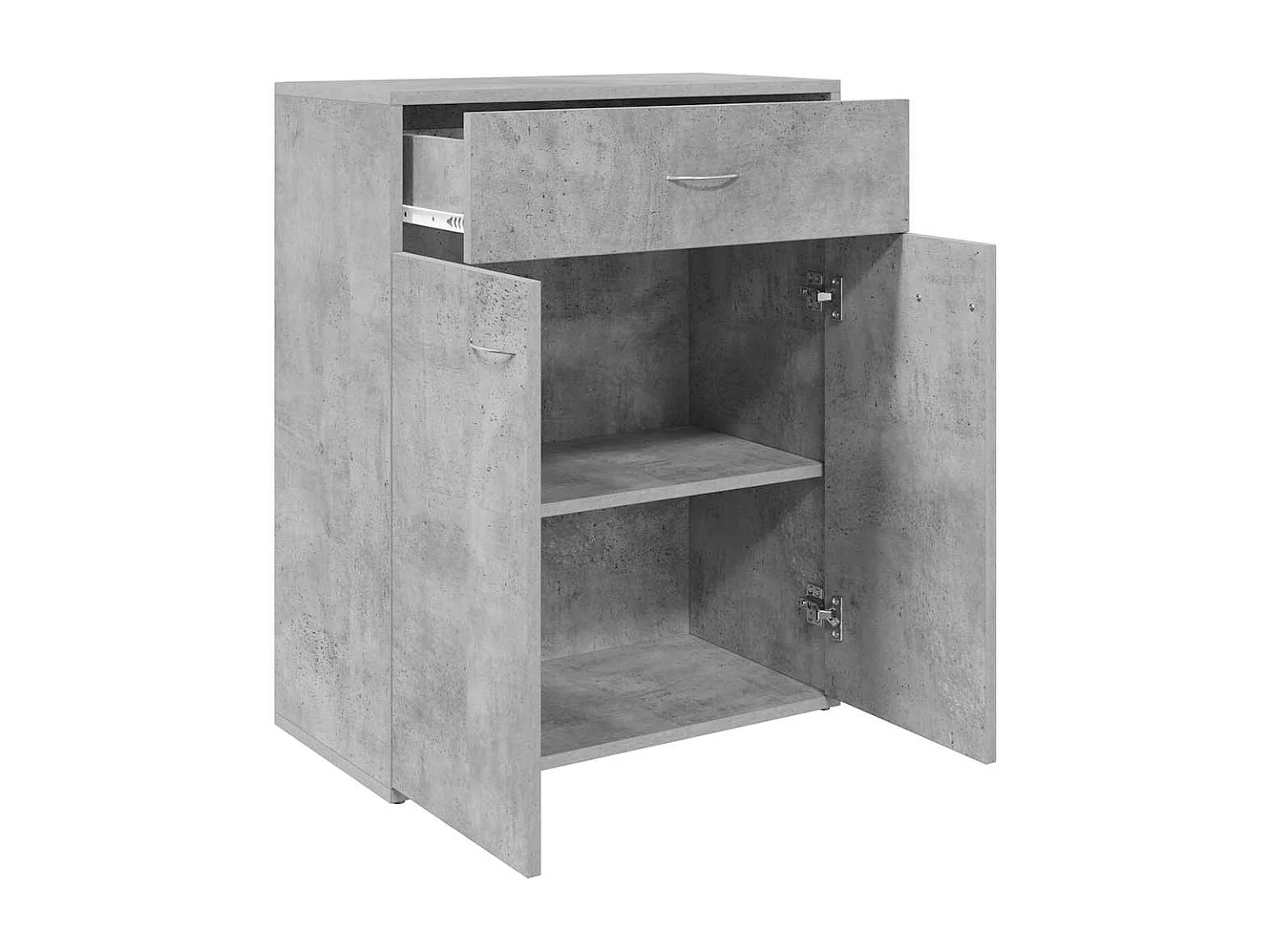 Buffet Gris béton 60x30x75 cm Bois d'ingénierie