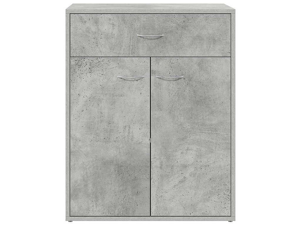 Buffet Gris béton 60x30x75 cm Bois d'ingénierie