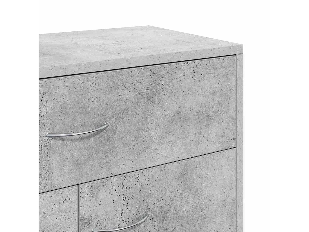 Buffet Gris béton 60x30x75 cm Bois d'ingénierie