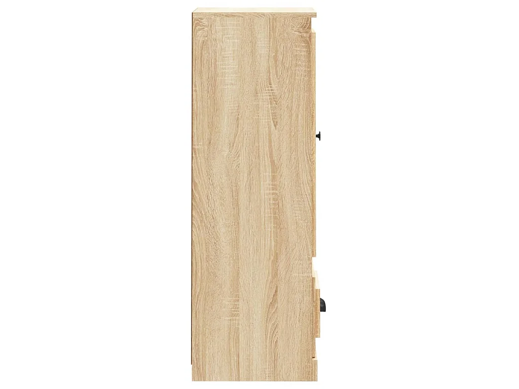 Buffet haut chêne sonoma 36x35,5x103,5 cm bois d'ingénierie