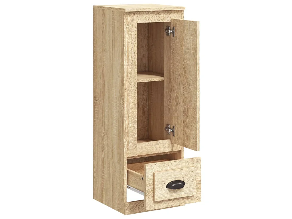 Buffet haut chêne sonoma 36x35,5x103,5 cm bois d'ingénierie