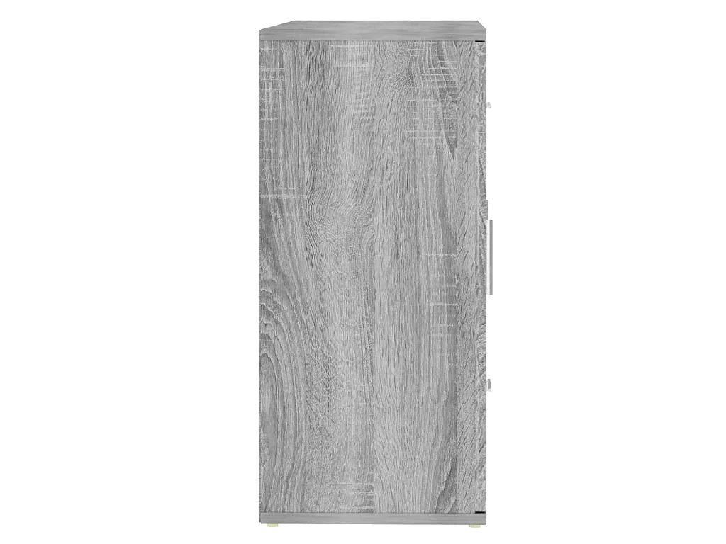 Aparador de madera contrachapada gris Sonoma 91x29,5x65 cm