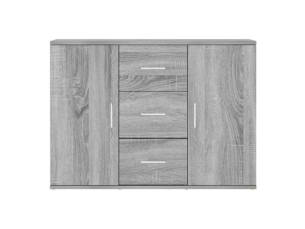Buffet Sonoma gris 91x29,5x65 cm Bois d'ingénierie