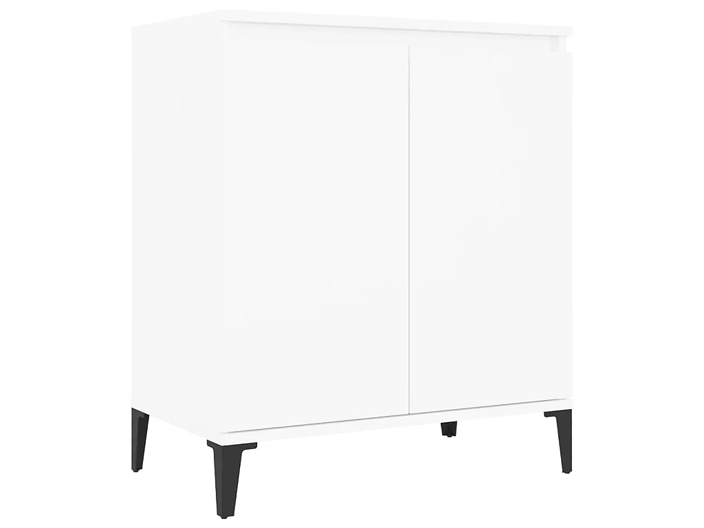 Buffet blanc 60x35x70 cm bois d'ingénierie