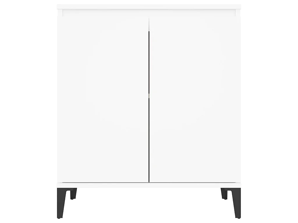 Buffet blanc 60x35x70 cm bois d'ingénierie