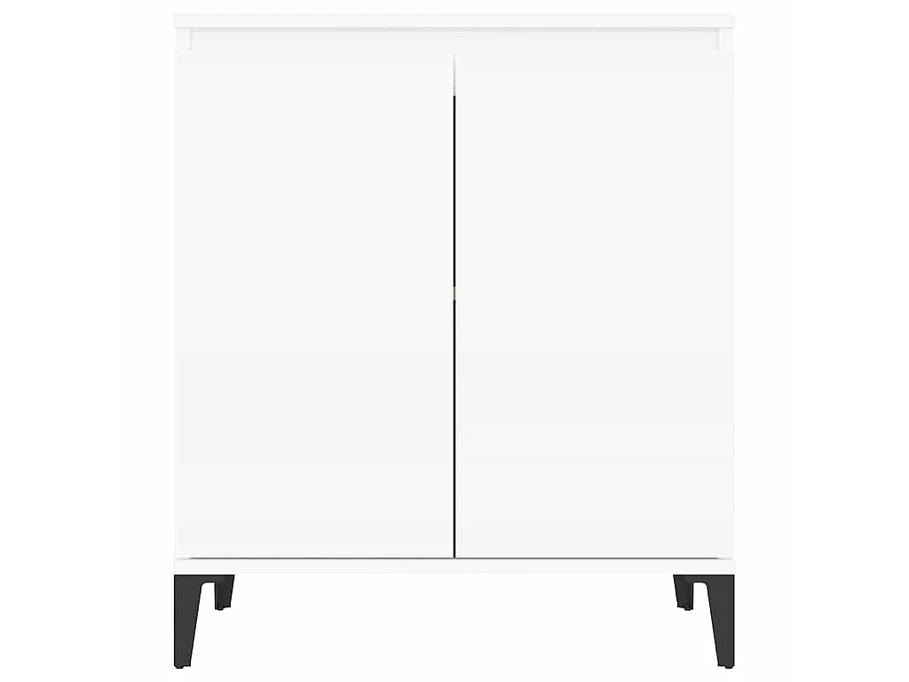Buffet blanc 60x35x70 cm bois d'ingénierie