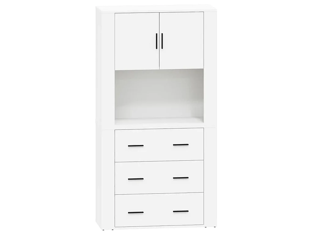 Highboard Weiß Holzwerkstoff